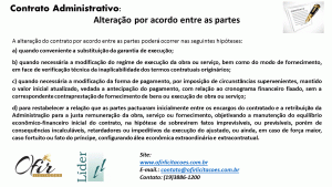 CONTRATO ADM - ALTERAÇÃO BILATERAL